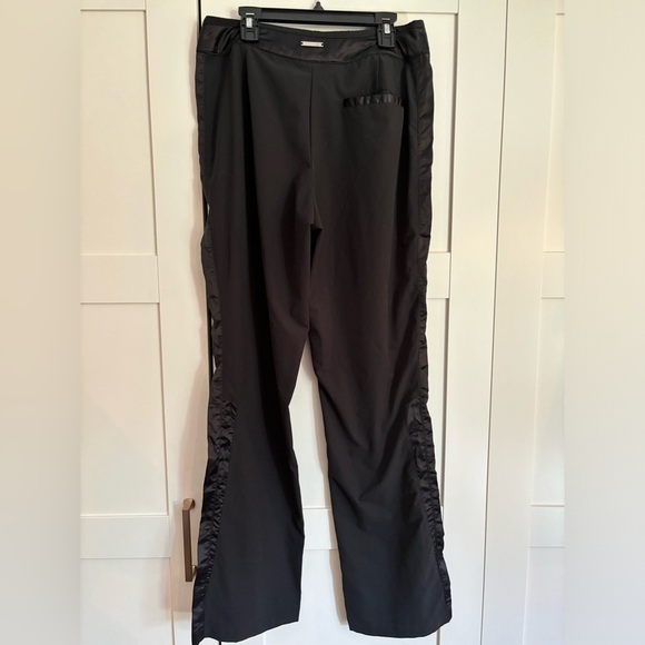 Tail athletic wear black golf pants with satin stripe size 6 - Picture 2 of 3